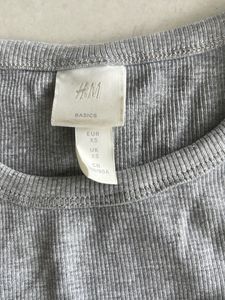 H&amp;M Set Of 2 Basic Ribbed Tops