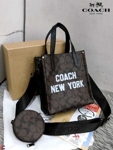 COACH RELAY TOTE BAG 17 IN SIGNATURE CANVAS*WD BOX