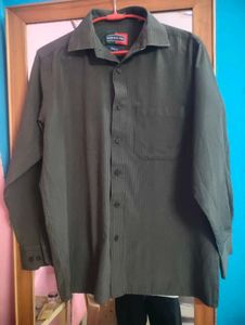 Peter England Shirt 👕Dark Grey, Size 38