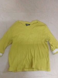 Yellow 3/4 Sleeve Top
