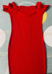 Red Dress By Shein