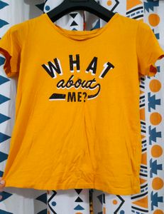 Yellow Womens Graphic Tee