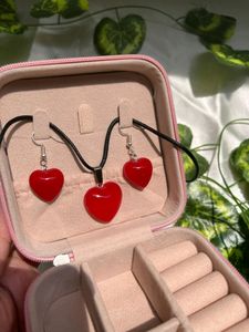 Resin Crystal Heart Set