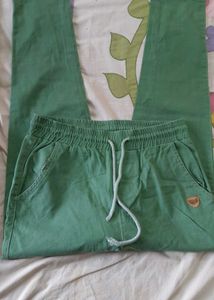 Elasticated Green Pant