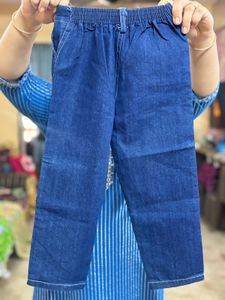 NEW Boys Soft Denim Embroidered Stylish Pant