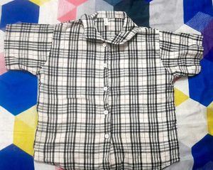 ZUDIO Checked Flannel Top
