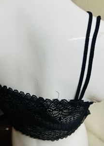 Black &amp; White Lace Bralette Combo