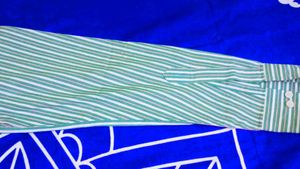 Striped Sea Green Shirt