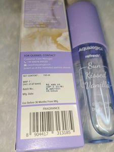 (Sealed)Aqualogica Refresh+ Sun Kissed Body Mist