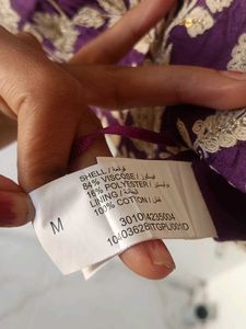 Embroidered Purple Waistcoat