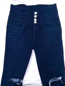 Girls Black Fancy Jeans 🖤