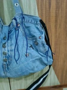 Imported denim bag