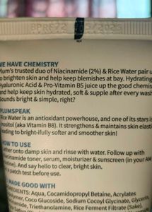 Plum Niacinamide Face Wash &amp; Rose water Toner