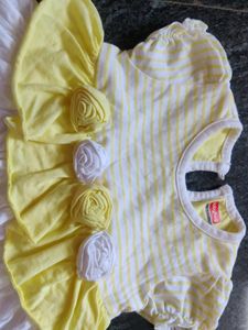 Babyhug Girls Three Layer (Frill) Frock