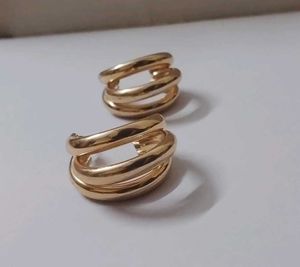 H&M 3 Layer Hot Round Earrings