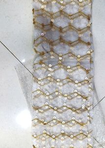 TYSU DUPATTA WITH EMRODARY WORK