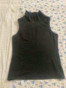 Sleeveless Black Top