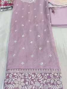 Elegant Lavender Salwar Kameez Suit
