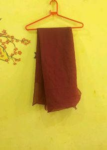 Long And Wide Maroon Dupatta♥️