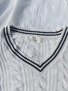 H&amp;m Y2k Cable Knit Sweater