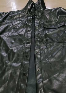 Black Leather Jacket 🧥