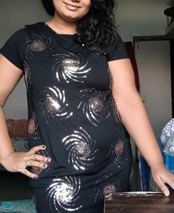 galaxy print dress