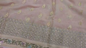 Elegant Pure Georgette Banaras Saree