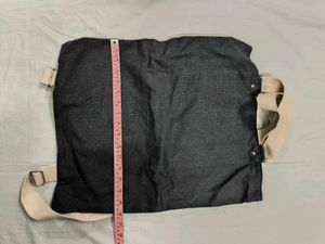 Denim Convertible Tote Backpack