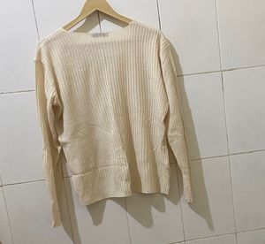 Ribbed V-Neck Top