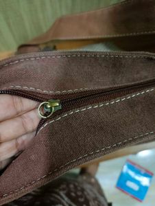 Imported Crossbody Bag with Lizard Design