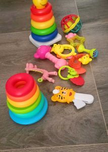 Baby Rattles And Stack Rings