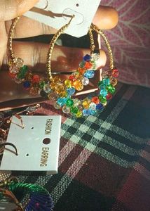 Multi Colour Earings