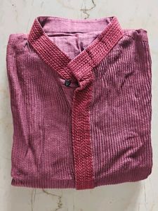 Maroon Kurta