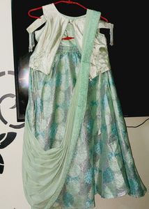 Green Lehgha Choli