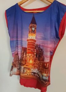Multicolor Half Sleeve Tshirt
