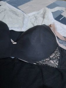 Combo Of Four Imported Fabric Bra M Panty
