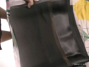 Floral Print Saree with Color Block Border