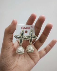 Silver Design Jhumka (sale!)