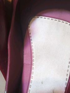 Tanish Maroon Pointed Flats