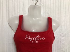 Terranova Red Crop Top