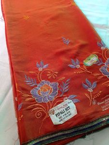 Embroidery Design Saree 😍