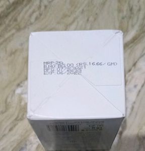 Dry Facewash Organic 15 Gram. No negotiation