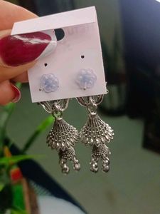 Oxidised Earrings