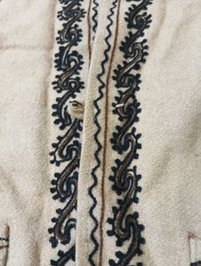 Vintage Embroidered Wool Cardigan