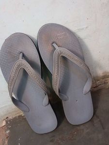 Gray Flip-Flops Relaxo for slippers