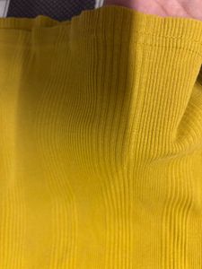 Mustard Ribbed Top