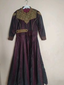 Beautiful Long Gown With Bottom