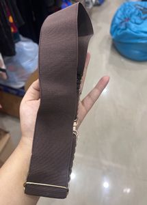 Brown Elastic Waist Belt