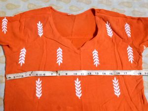 Thread Embroidery Work Kurta 💛