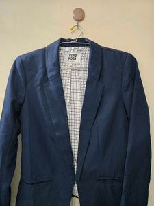 Navy Blue Women Blazer